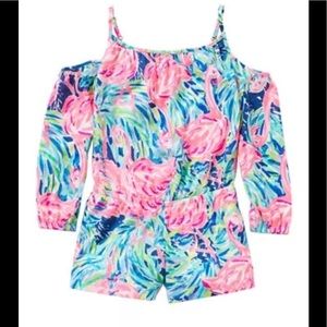 Girls Lilly Pulitzer Romper Size Small (4-5) NWT